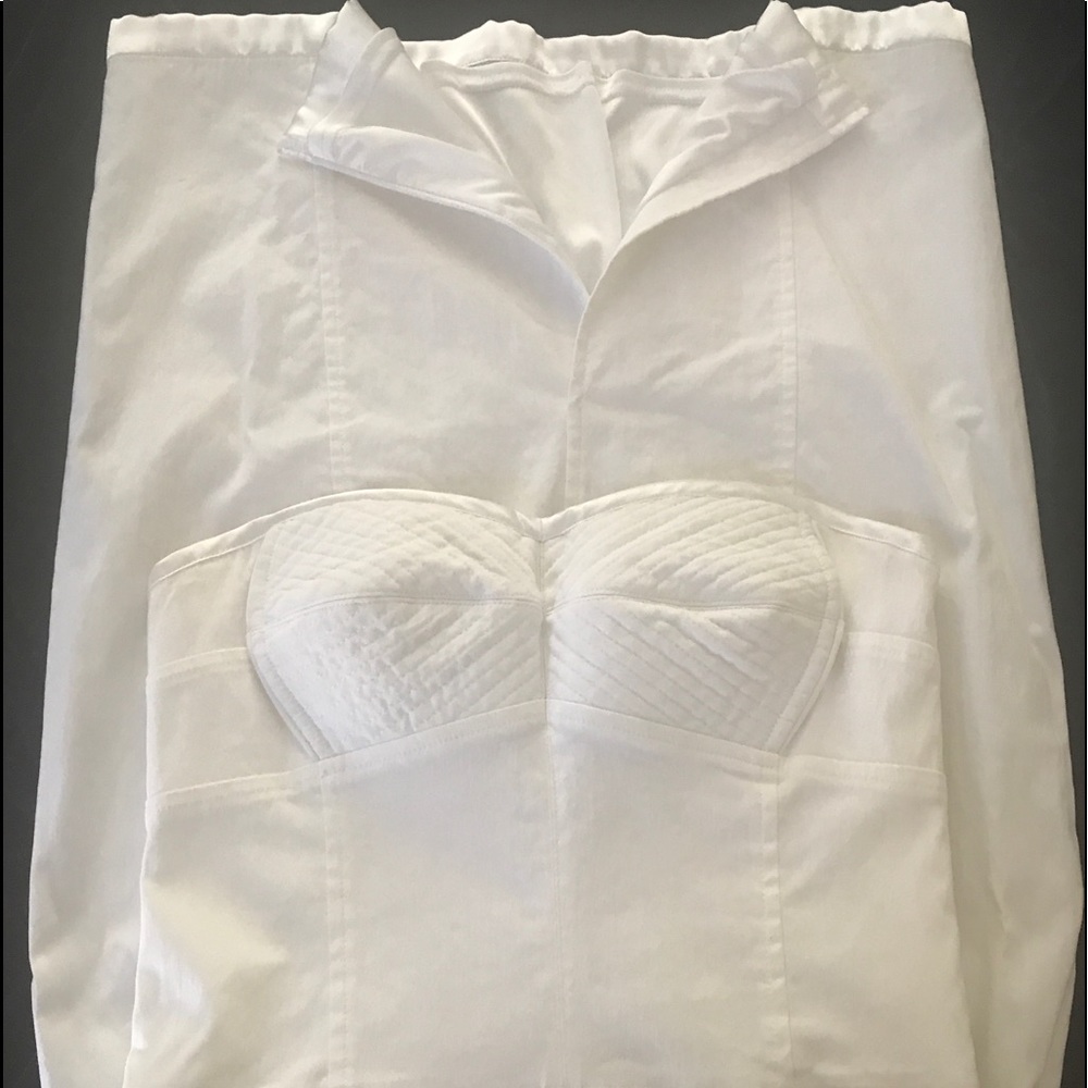 Express White denim dress size 1/2